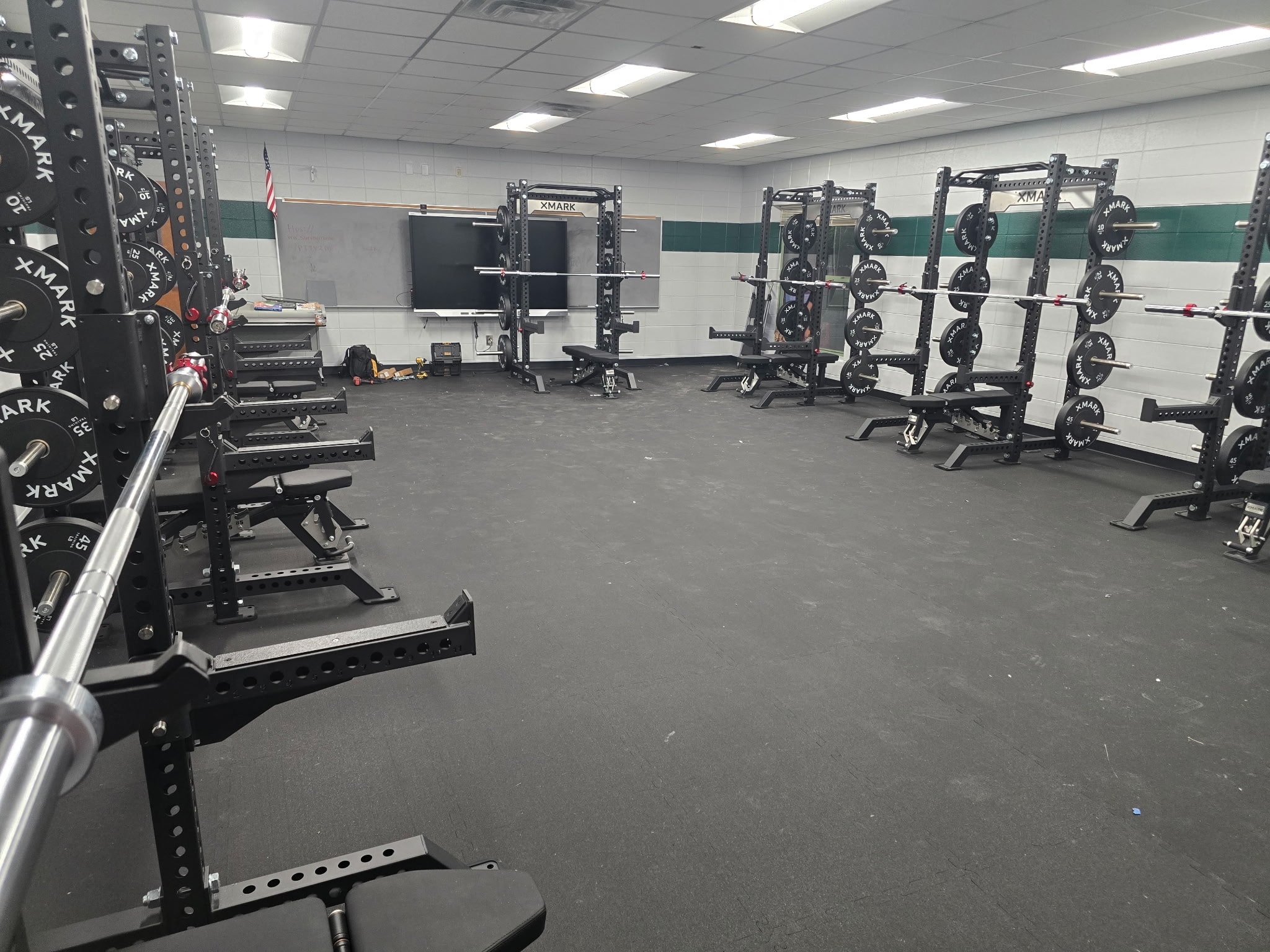 School Weight Room — Rack Detail